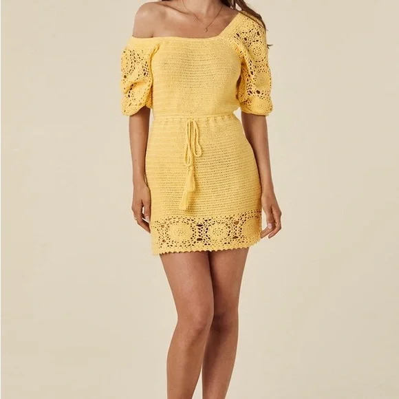 Spell and the Gypsy Let the Sunshine In Crochet Dress